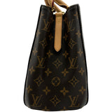 ルイ・ヴィトン LOUIS VUITTON モンテーニュMM M41056 ブラウン モノグラムキャンバス レディース ショルダーバッグ