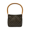 ルイ・ヴィトン LOUIS VUITTON ルーピングMM M51146 ブラウン モノグラムキャンバス レディース ショルダーバッグ