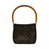 ルイ・ヴィトン LOUIS VUITTON ルーピングMM M51146 ブラウン モノグラムキャンバス レディース ショルダーバッグ