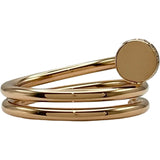 カルティエ Cartier ジュストアンクルダイヤリングダブル ピンクゴールド Au750 ダイヤモンド ジュエリー