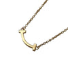 ティファニー TIFFANY＆CO Tスマイルネックレスミニ ゴールド Au750 ジュエリー