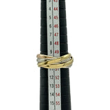 カルティエ Cartier トリニティリング 5連 ゴールド/ホワイトゴールド/ピンクゴールド 750 ジュエリー