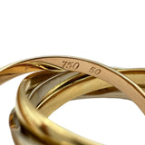 カルティエ Cartier トリニティリング 5連 ゴールド/ホワイトゴールド/ピンクゴールド 750 ジュエリー