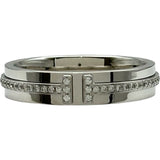 ティファニー TIFFANY＆CO ナローダイヤモンドリング ホワイトゴールド Au750 ダイヤモンド ジュエリー