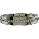 ティファニー TIFFANY＆CO ナローダイヤモンドリング ホワイトゴールド Au750 ダイヤモンド ジュエリー