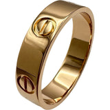 カルティエ Cartier ラブリング ピンクゴールド Au750 ジュエリー
