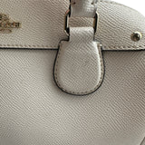コーチ COACH ミニ ベネット サッチェル 2WAYバッグ F57521 ホワイト レザー レディース ハンドバッグ
