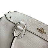 コーチ COACH ミニ ベネット サッチェル 2WAYバッグ F57521 ホワイト レザー レディース ハンドバッグ