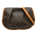 ルイ・ヴィトン LOUIS VUITTON メニルモンタンMM M40473 ブラウン モノグラム/レザー レディース ショルダーバッグ