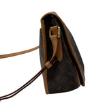 ルイ・ヴィトン LOUIS VUITTON メニルモンタンMM M40473 ブラウン モノグラム/レザー レディース ショルダーバッグ