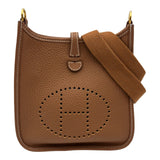 エルメス HERMES エヴリン TPM K刻 ゴールド ゴールド金具 トリヨン レディース ショルダーバッグ