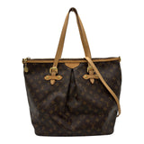 ルイ・ヴィトン LOUIS VUITTON パレルモGM M40146 ブラウン モノグラム/レザー レディース トートバッグ