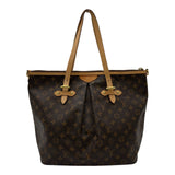 ルイ・ヴィトン LOUIS VUITTON パレルモGM M40146 ブラウン モノグラム/レザー レディース トートバッグ