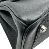 エルメス HERMES バーキン30 B刻印 ブラック シルバー金具 トゴ レディース ハンドバッグ