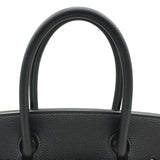 エルメス HERMES バーキン30 B刻印 ブラック シルバー金具 トゴ レディース ハンドバッグ