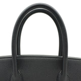 エルメス HERMES バーキン30 B刻印 ブラック シルバー金具 トゴ レディース ハンドバッグ