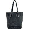 ボッテガ・ヴェネタ BOTTEGA VENETA イントレチャート トートバッグ ブラック レザー ユニセックス