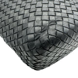ボッテガ・ヴェネタ BOTTEGA VENETA イントレチャート トートバッグ ブラック レザー ユニセックス