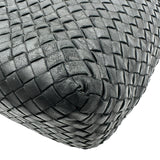 ボッテガ・ヴェネタ BOTTEGA VENETA イントレチャート トートバッグ ブラック レザー ユニセックス