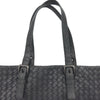 ボッテガ・ヴェネタ BOTTEGA VENETA イントレチャート トートバッグ ブラック レザー ユニセックス