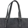 ボッテガ・ヴェネタ BOTTEGA VENETA イントレチャート トートバッグ ブラック レザー ユニセックス