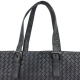 ボッテガ・ヴェネタ BOTTEGA VENETA イントレチャート トートバッグ ブラック レザー ユニセックス