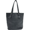 ボッテガ・ヴェネタ BOTTEGA VENETA イントレチャート トートバッグ ブラック レザー ユニセックス