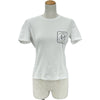エルメス HERMES カノエ シェーヌダンクルプリント半袖Tシャツ 3E4625DL ホワイト コットン レディース 半袖Ｔシャツ