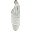 エルメス HERMES カノエ シェーヌダンクルプリント半袖Tシャツ 3E4625DL ホワイト コットン レディース 半袖Ｔシャツ
