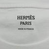 エルメス HERMES カノエ シェーヌダンクルプリント半袖Tシャツ 3E4625DL ホワイト コットン レディース 半袖Ｔシャツ