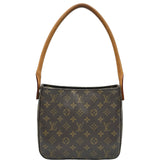 ルイ・ヴィトン LOUIS VUITTON ルーピングMM M51146 ブラウン モノグラム・キャンバス レディース ショルダーバッグ