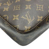 ルイ・ヴィトン LOUIS VUITTON ルーピングMM M51146 ブラウン モノグラム・キャンバス レディース ショルダーバッグ