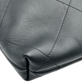シャネル CHANEL マトラッセ マキシ ホーボーバッグ AS5834 ブラック ゴールド金具 カーフスキン レディース ショルダーバッグ