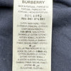 バーバリー BURBERRY ラベルプリント半袖Tシャツ 8068801 ネイビー コットン メンズ 半袖Ｔシャツ