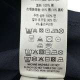 バーバリー BURBERRY ラベルプリント半袖Tシャツ 8068801 ネイビー コットン メンズ 半袖Ｔシャツ