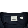バーバリー BURBERRY ラベルプリント半袖Tシャツ 8068801 ネイビー コットン メンズ 半袖Ｔシャツ