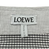 ロエベ LOEWE アシンメトリーパッチワーク長袖シャツ H526337X92 グレー コットン メンズ 長袖シャツ