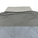 ロエベ LOEWE アシンメトリーパッチワーク長袖シャツ H526337X92 グレー コットン メンズ 長袖シャツ