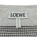 ロエベ LOEWE アシンメトリーパッチワーク長袖シャツ H526337X92 グレー コットン メンズ 長袖シャツ