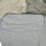ロエベ LOEWE アシンメトリーパッチワーク長袖シャツ H526337X92 グレー コットン メンズ 長袖シャツ