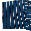 クリスチャン・ディオール Christian Dior フロントロゴボーダー半袖Tシャツ 493J671B0938 ブルー コットン メンズ 半袖Ｔシャツ