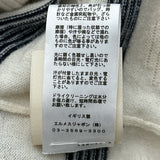 エルメス HERMES シェーヌダンクルストライプカシミヤニットセーター 3E2624D2 アイボリー カシミヤ レディース ニット