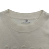 エルメス HERMES シェーヌダンクルストライプカシミヤニットセーター 3E2624D2 アイボリー カシミヤ レディース ニット
