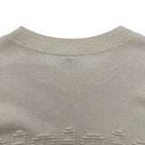 エルメス HERMES シェーヌダンクルストライプカシミヤニットセーター 3E2624D2 アイボリー カシミヤ レディース ニット