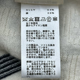 エルメス HERMES シェーヌダンクルストライプカシミヤニットセーター 3E2624D2 アイボリー カシミヤ レディース ニット