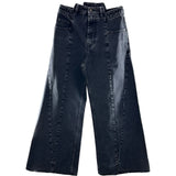 メゾン マルジェラ Maison Margiela カットアウトデニムパンツ S51LA0133 ブラック デニム レディース デニムパンツ