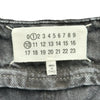 メゾン マルジェラ Maison Margiela カットアウトデニムパンツ S51LA0133 ブラック デニム レディース デニムパンツ