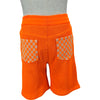 ルイ・ヴィトン LOUIS VUITTON ダミエポケットワッフルハーフパンツ HKY65W オレンジ ポリエステル メンズ その他ボトムス