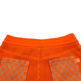 ルイ・ヴィトン LOUIS VUITTON ダミエポケットワッフルハーフパンツ HKY65W オレンジ ポリエステル メンズ その他ボトムス