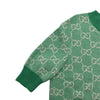 グッチ GUCCI GG総柄半袖ニットセーター 629456 グリーン ウール レディース ニット